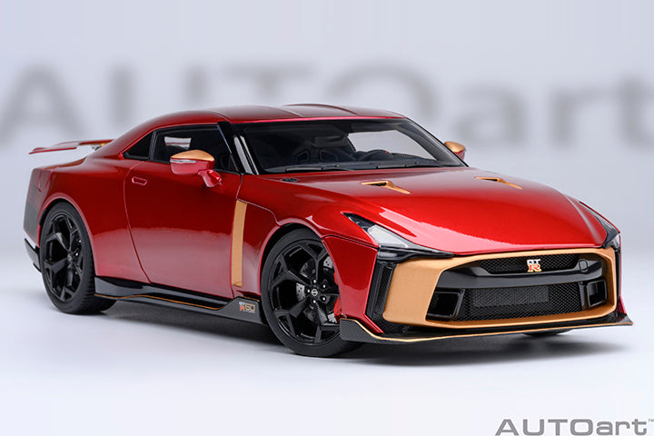 77514 NISSAN GT-R50 BY ITALDESIGN (METALLIC RED / GOLD)