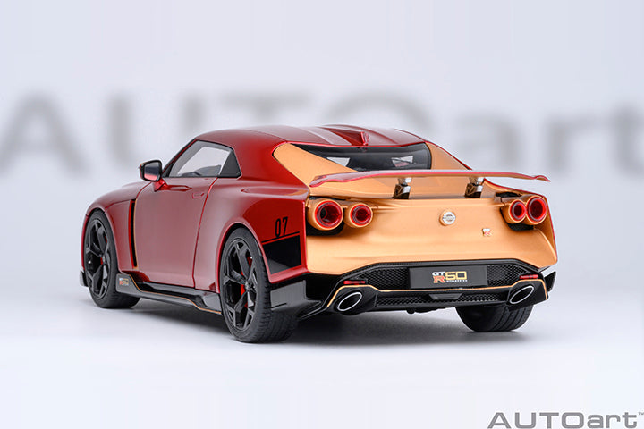 77514 NISSAN GT-R50 BY ITALDESIGN (METALLIC RED / GOLD)