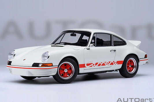 78030 PORSCHE 911 CARRERA 2.7 RS (GRAND PRIX WHITE/RED STRIPES)
