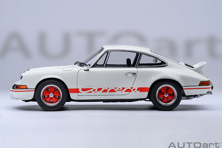 78030 PORSCHE 911 CARRERA 2.7 RS (GRAND PRIX WHITE/RED STRIPES)