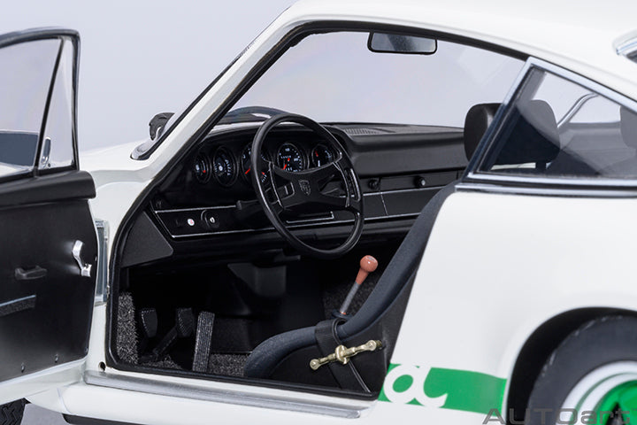 78031 PORSCHE 911 CARRERA 2.7 RS (GRAND PRIX WHITE/GREEN STRIPES)