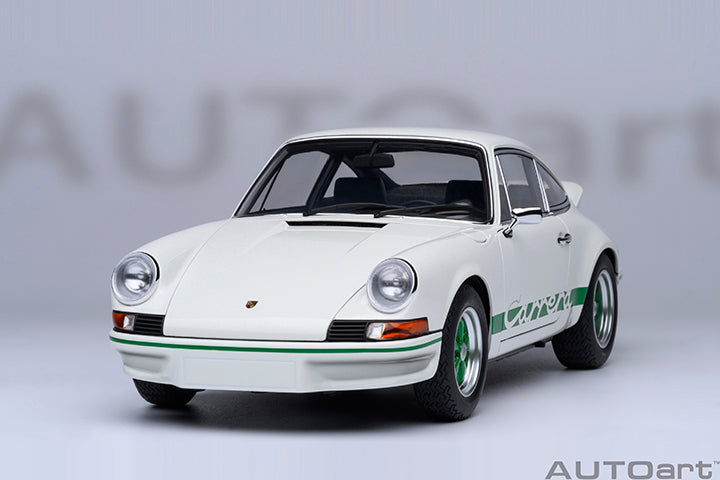 78031 PORSCHE 911 CARRERA 2.7 RS (GRAND PRIX WHITE/GREEN STRIPES)