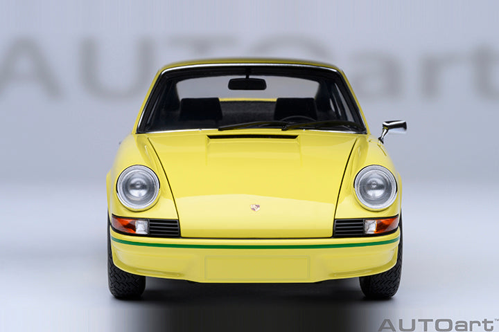 78033 PORSCHE 911 CARRERA 2.7 RS (LIGHT YELLOW/GREEN STRIPES)
