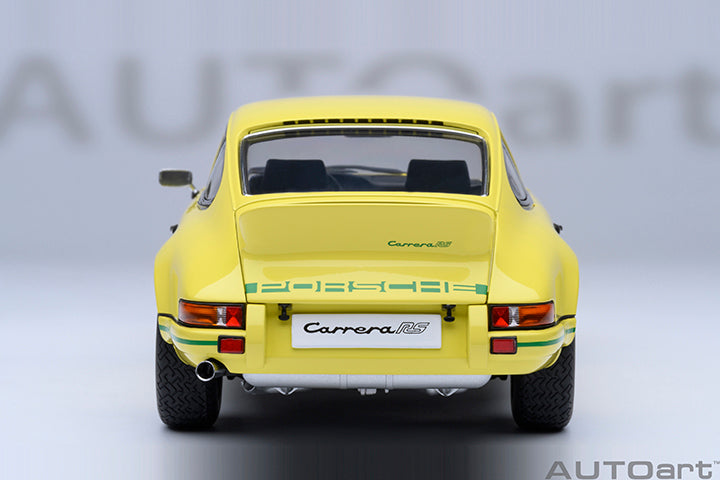 78033 PORSCHE 911 CARRERA 2.7 RS (LIGHT YELLOW/GREEN STRIPES)