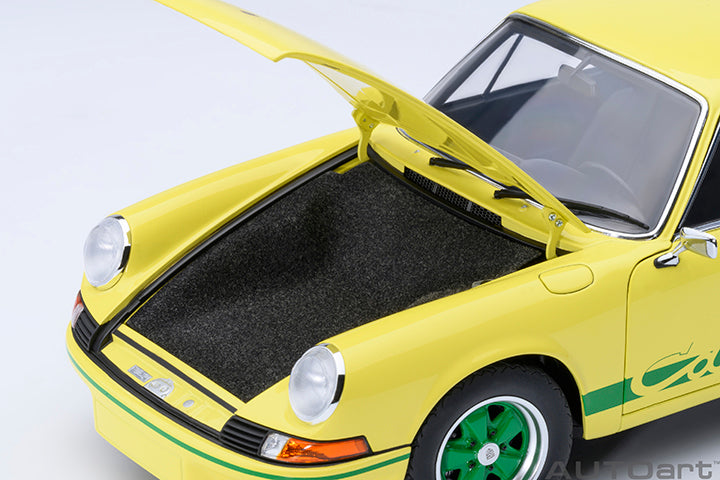 78033 PORSCHE 911 CARRERA 2.7 RS (LIGHT YELLOW/GREEN STRIPES)