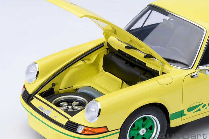 78033 PORSCHE 911 CARRERA 2.7 RS (LIGHT YELLOW/GREEN STRIPES)