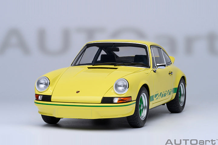 78033 PORSCHE 911 CARRERA 2.7 RS (LIGHT YELLOW/GREEN STRIPES)