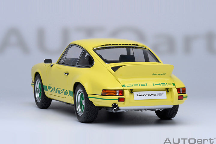 78033 PORSCHE 911 CARRERA 2.7 RS (LIGHT YELLOW/GREEN STRIPES)
