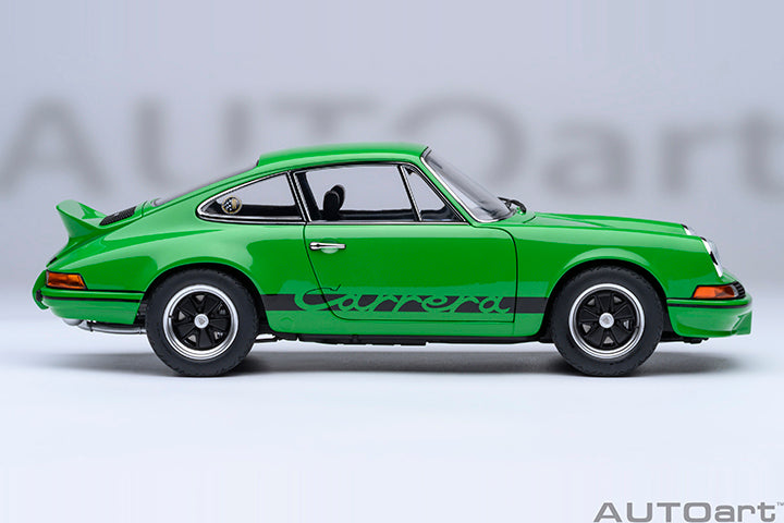 78034 PORSCHE 911 CARRERA 2.7 RS (VIPER GREEN/BLACK STRIPES)