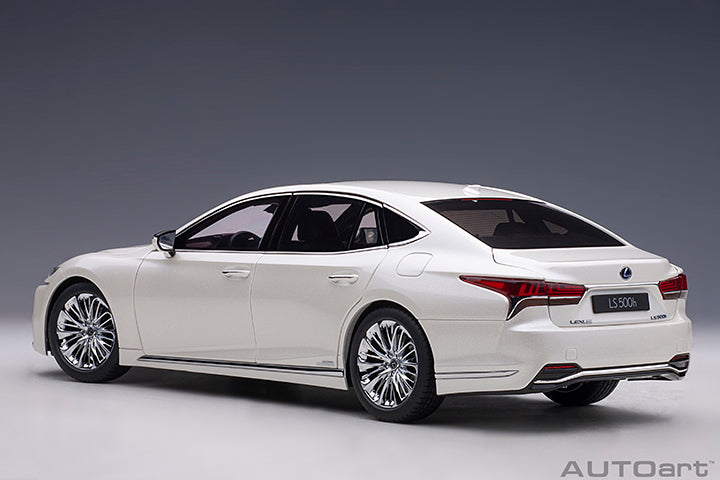 78866 LEXUS LS 500h (SONIC WHITE METALLIC/CRIMSON &amp; BLACK INTERIOR)