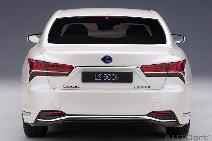 78866 LEXUS LS 500h (SONIC WHITE METALLIC/CRIMSON &amp; BLACK INTERIOR)