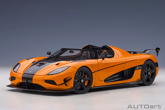 79023 KOENIGSEGG AGERA RS (CONE ORANGE/CARBON BLACK/BLACK ACCENTS)