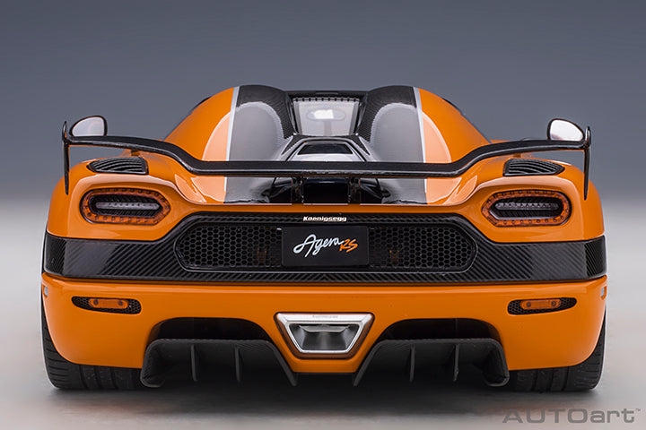 79023 KOENIGSEGG AGERA RS (CONE ORANGE/CARBON BLACK/BLACK ACCENTS)