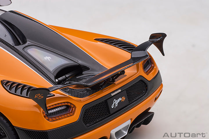 79023 KOENIGSEGG AGERA RS (CONE ORANGE/CARBON BLACK/BLACK ACCENTS)