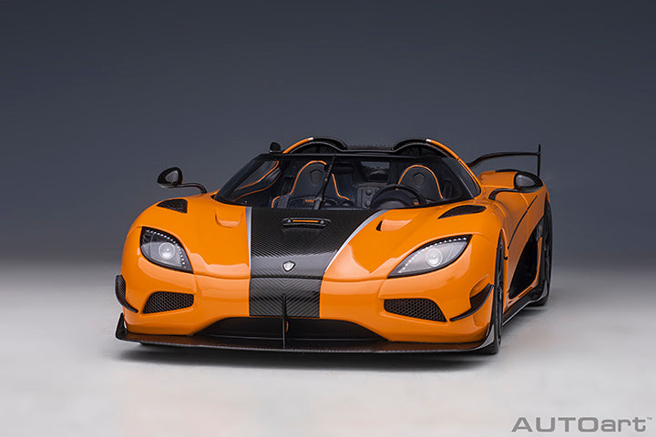 79023 KOENIGSEGG AGERA RS (CONE ORANGE/CARBON BLACK/BLACK ACCENTS)