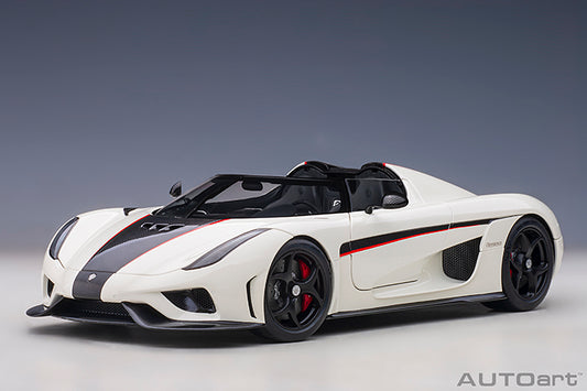 79027 KOENIGSEGG REGERA (WHITE/BLACK CARBON/RED ACCENTS)