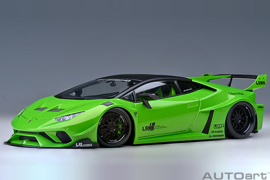 79128 LIBERTY WALK LB SILHOUETTE WORKS HURACAN GT (PEARL GREEN)