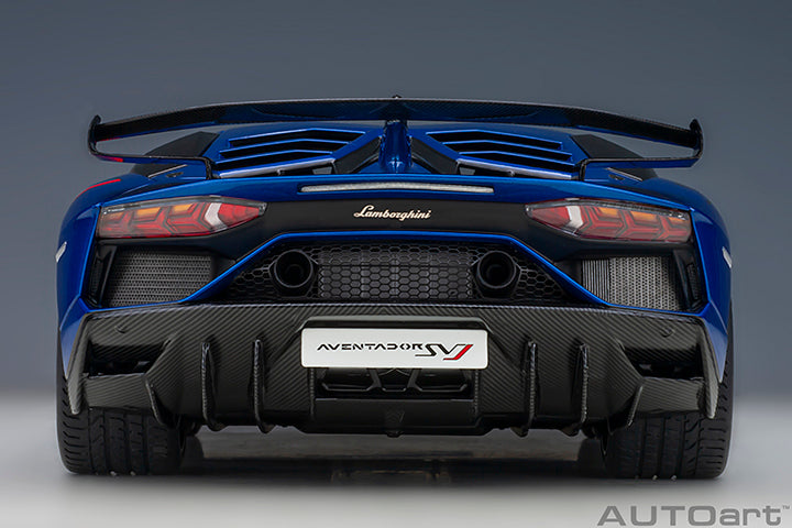79174 LAMBORGHINI AVENTADOR SVJ (BLU NETHUNS/METALLIC BLUE)