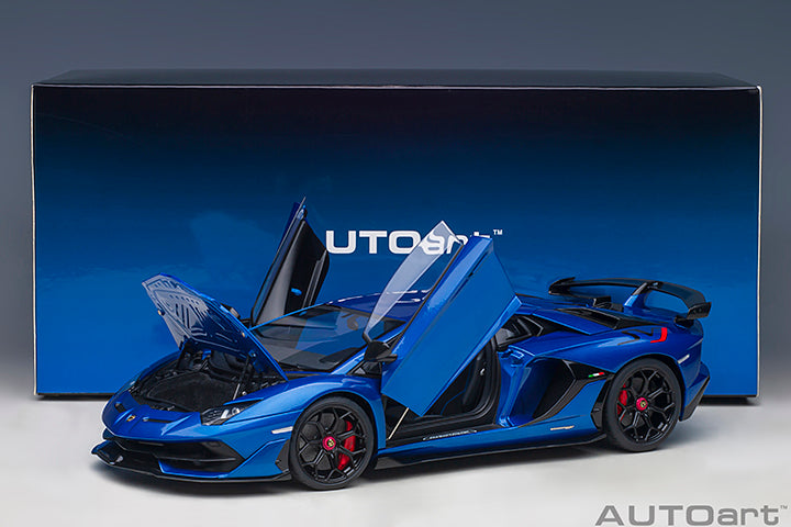 79174 LAMBORGHINI AVENTADOR SVJ (BLU NETHUNS/METALLIC BLUE)