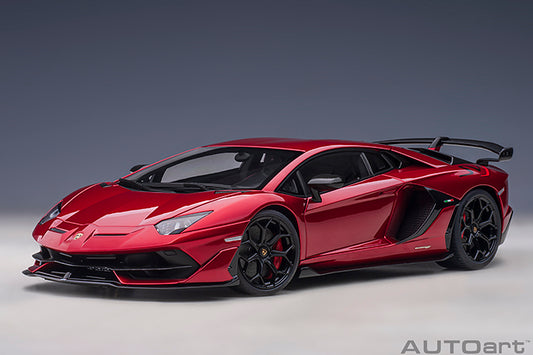 79177 LAMBORGHINI AVENTADOR SVJ (ROSSO EFESTO/METALLIC RED)