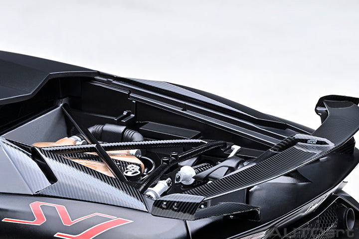 79219 LAMBORGHINI AVENTADOR SVJ (NERO NEMESIS/MATT BLACK)
