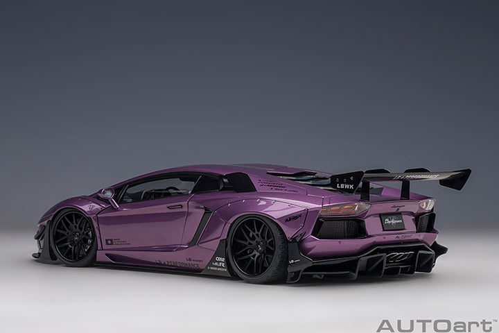 79242 LIBERTY WALK LB-WORKS LAMBORGHINI AVENTADOR LIMITED EDITION (VIOLA SE30/CARBON BONNET)