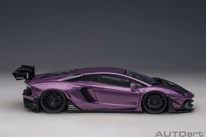 79242 LIBERTY WALK LB-WORKS LAMBORGHINI AVENTADOR LIMITED EDITION (VIOLA SE30/CARBON BONNET)