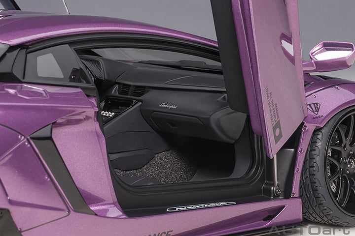 79242 LIBERTY WALK LB-WORKS LAMBORGHINI AVENTADOR LIMITED EDITION (VIOLA SE30/CARBON BONNET)