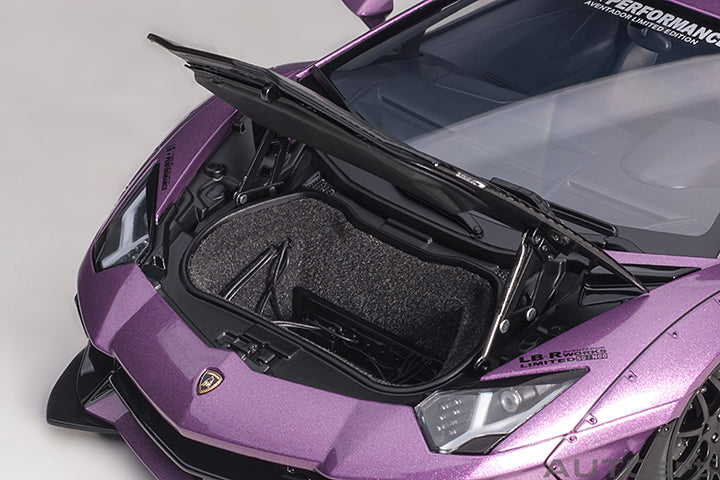 79242 LIBERTY WALK LB-WORKS LAMBORGHINI AVENTADOR LIMITED EDITION (VIOLA SE30/CARBON BONNET)