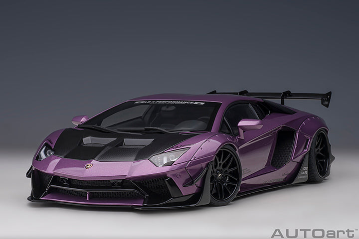 79242 LIBERTY WALK LB-WORKS LAMBORGHINI AVENTADOR LIMITED EDITION (VIOLA SE30/CARBON BONNET)