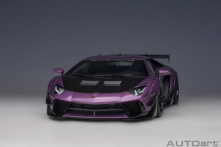 79242 LIBERTY WALK LB-WORKS LAMBORGHINI AVENTADOR LIMITED EDITION (VIOLA SE30/CARBON BONNET)