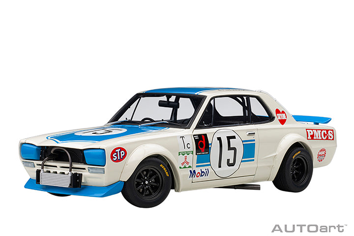 87276 NISSAN SKYLINE GT-R (KPGC-10) RACING 1972 K.TAKAHASHI #15 FUJI 300KM SPEED RACE