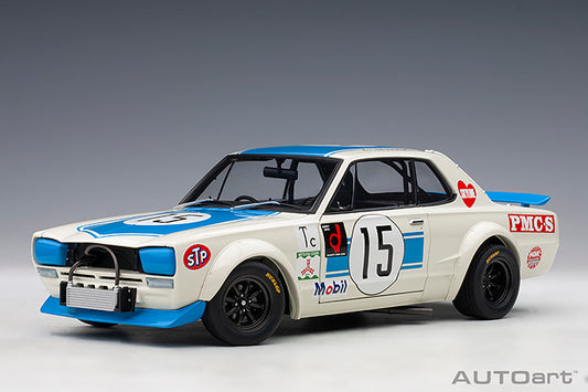 87276 NISSAN SKYLINE GT-R (KPGC-10) RACING 1972 K.TAKAHASHI #15 FUJI 300KM SPEED RACE