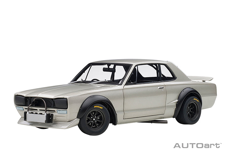 87277 NISSAN SKYLINE GT-R (KPGC-10) RACING 1972 (SILVER)