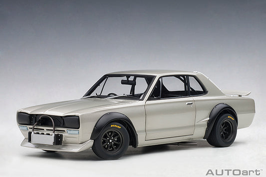 87277 NISSAN SKYLINE GT-R (KPGC-10) RACING 1972 (SILVER)