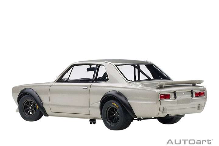 87277 NISSAN SKYLINE GT-R (KPGC-10) RACING 1972 (SILVER)