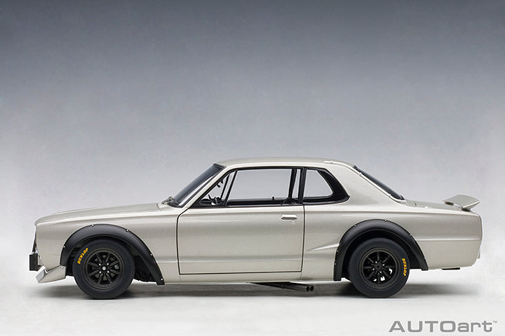 87277 NISSAN SKYLINE GT-R (KPGC-10) RACING 1972 (SILVER)