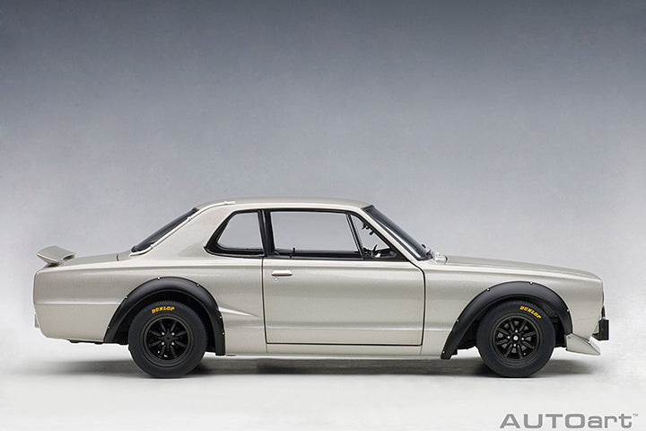 87277 NISSAN SKYLINE GT-R (KPGC-10) RACING 1972 (SILVER)