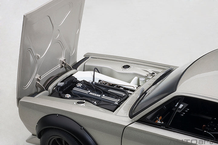 87277 NISSAN SKYLINE GT-R (KPGC-10) RACING 1972 (SILVER)