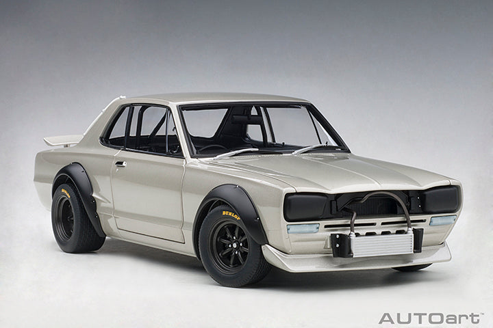 87277 NISSAN SKYLINE GT-R (KPGC-10) RACING 1972 (SILVER)