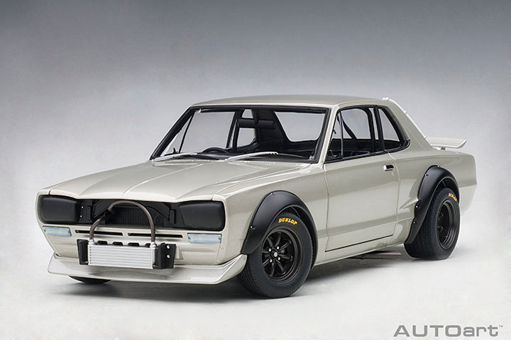 87277 NISSAN SKYLINE GT-R (KPGC-10) RACING 1972 (SILVER)