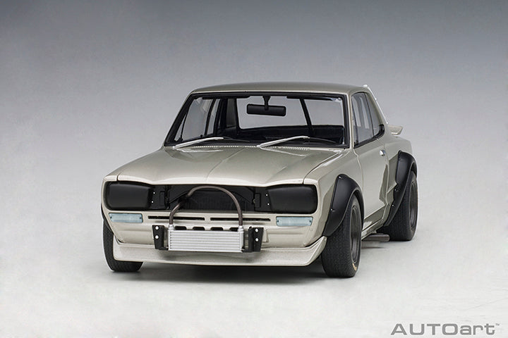 87277 NISSAN SKYLINE GT-R (KPGC-10) RACING 1972 (SILVER)