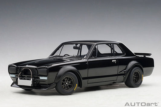 87278 NISSAN SKYLINE GT-R (KPGC-10) RACING 1972 (BLACK)