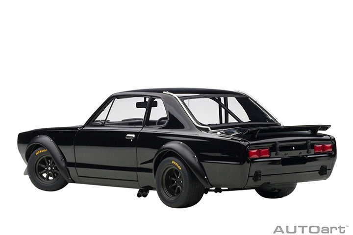 87278 NISSAN SKYLINE GT-R (KPGC-10) RACING 1972 (BLACK)