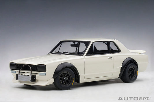 87279 NISSAN SKYLINE GT-R (KPGC-10) RACING 1972 (WHITE)