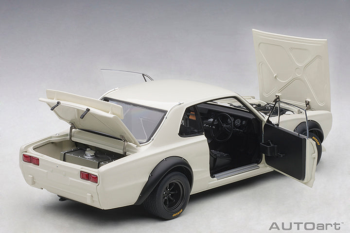 87279 NISSAN SKYLINE GT-R (KPGC-10) RACING 1972 (WHITE)