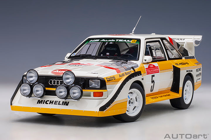 88503 AUDI QUATTRO S1 RALLY SAN REMO 1985 WINNER W. RöHRL/C. GEISTDöRFER #5