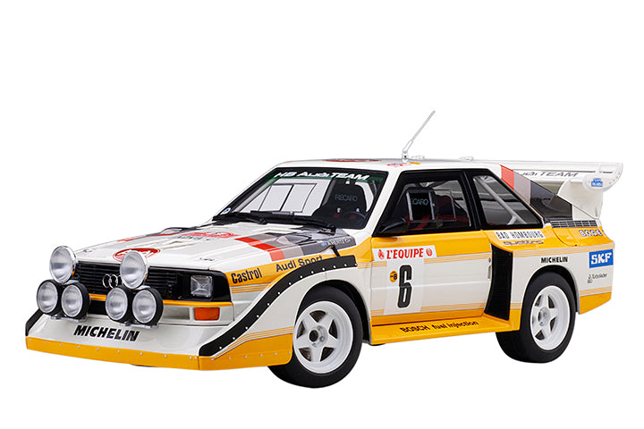 88602 AUDI QUATTRO S1 RALLY MONTE CARLO 1986 H.MIKKOLA/A.HERTZ #6