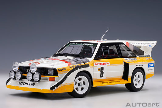 88602 AUDI QUATTRO S1 RALLY MONTE CARLO 1986 H.MIKKOLA/A.HERTZ #6