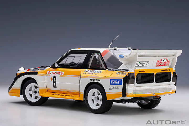 88602 AUDI QUATTRO S1 RALLY MONTE CARLO 1986 H.MIKKOLA/A.HERTZ #6